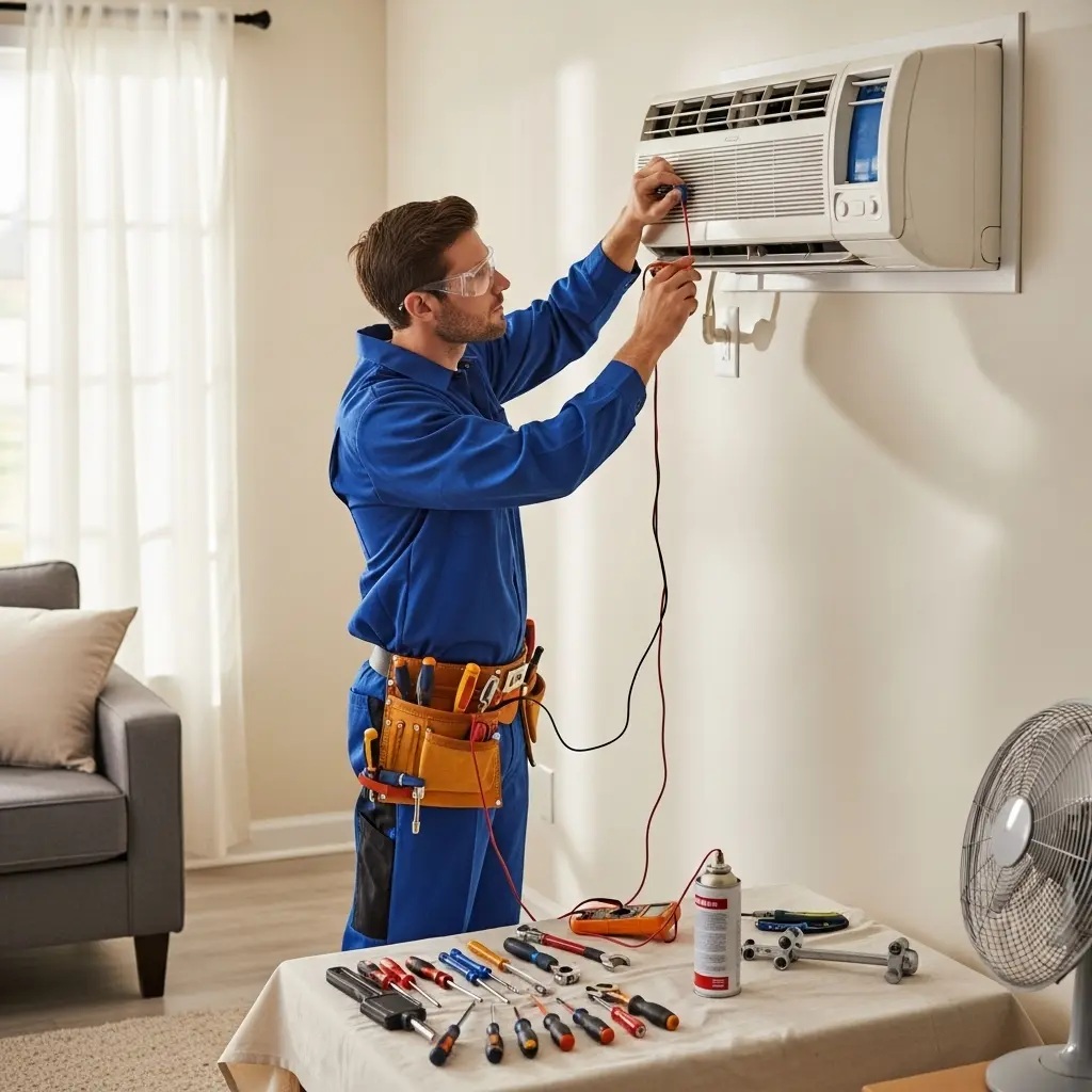 Kula Ariston Ariston klima gaz dolumu ve bakım – Enerji verimliliği artırıldı. - Teknik servis örneği